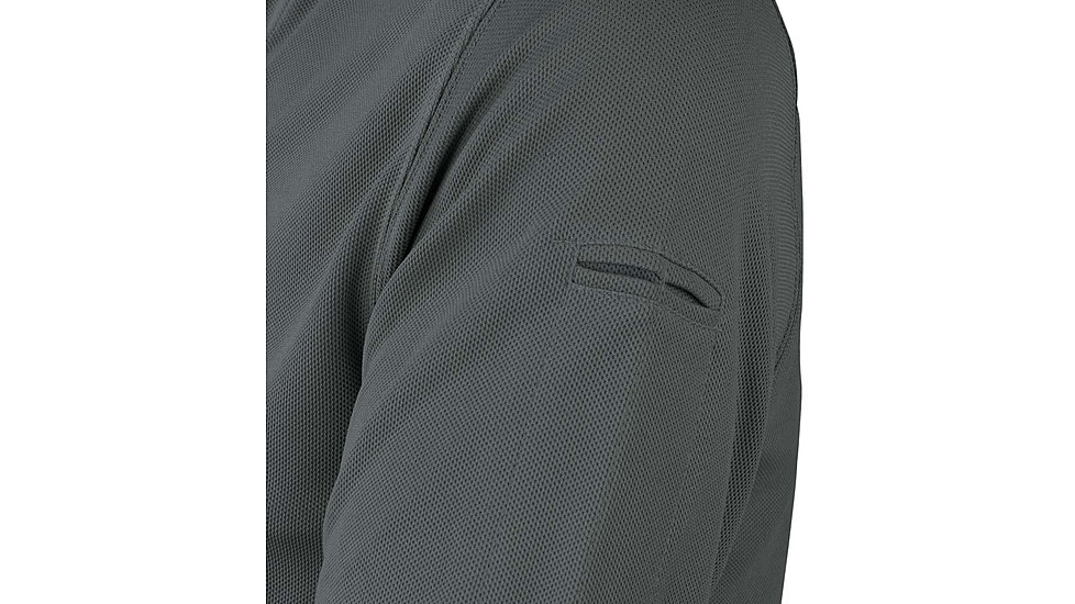Condor Outdoor Performance Long Sleeve Polo, Graphite, L, 101120-018-L