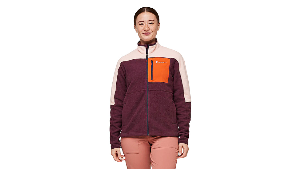 Cotopaxi Abrazo Full-Zip Fleece Jacket - Womens, Rosewood/Wine, Large, DFFZ-F23-RSEWI-W-L