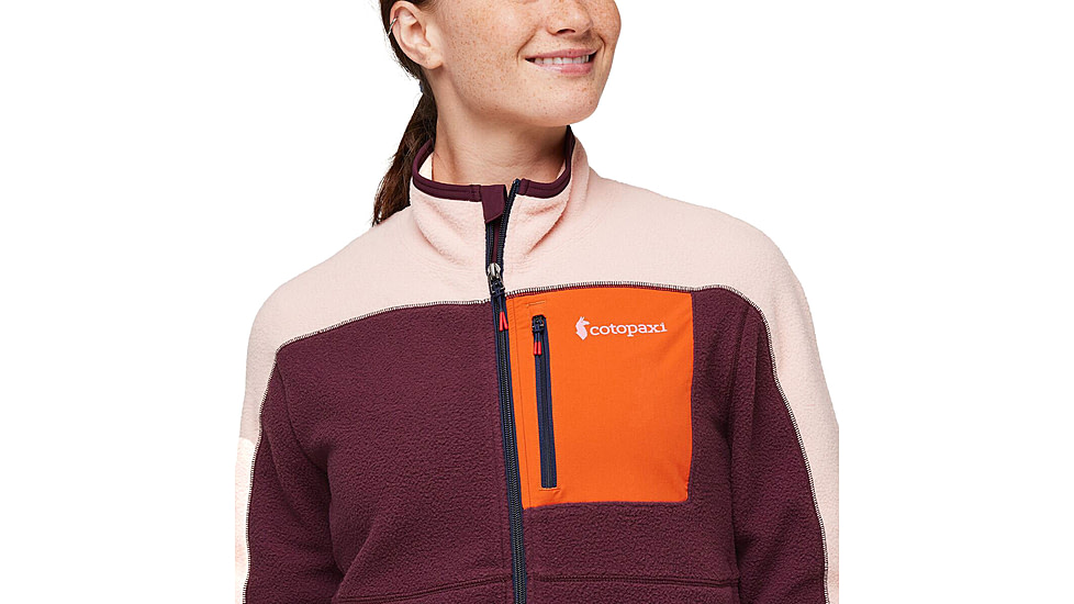 Cotopaxi Abrazo Full-Zip Fleece Jacket - Womens, Rosewood/Wine, Large, DFFZ-F23-RSEWI-W-L