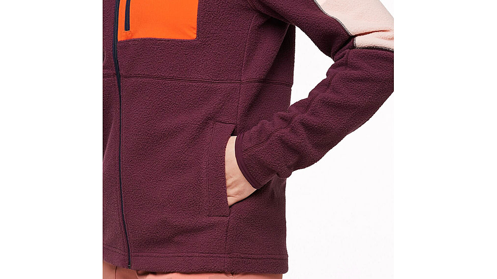 Cotopaxi Abrazo Full-Zip Fleece Jacket - Womens, Rosewood/Wine, Large, DFFZ-F23-RSEWI-W-L