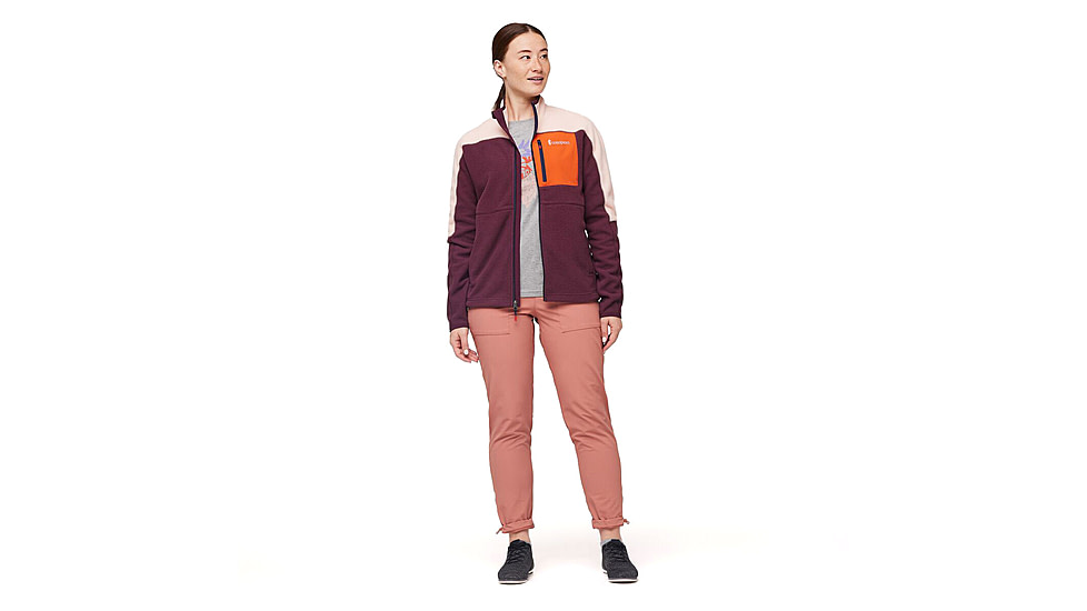 Cotopaxi Abrazo Full-Zip Fleece Jacket - Womens, Rosewood/Wine, Large, DFFZ-F23-RSEWI-W-L