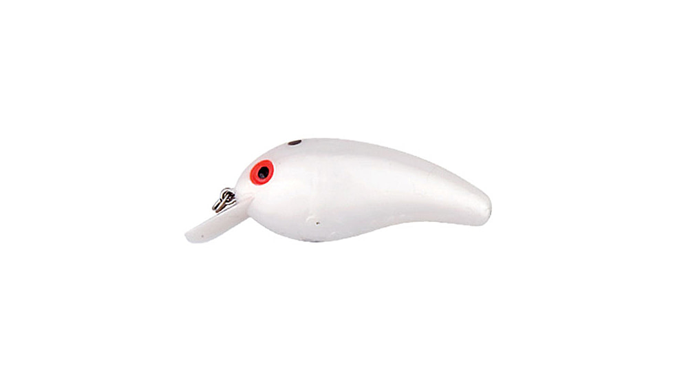 Cotton Cordell Big O Square Lip Crankbait, 3in, 3/8 oz, Floating, Pearl/Red Eye, C7807