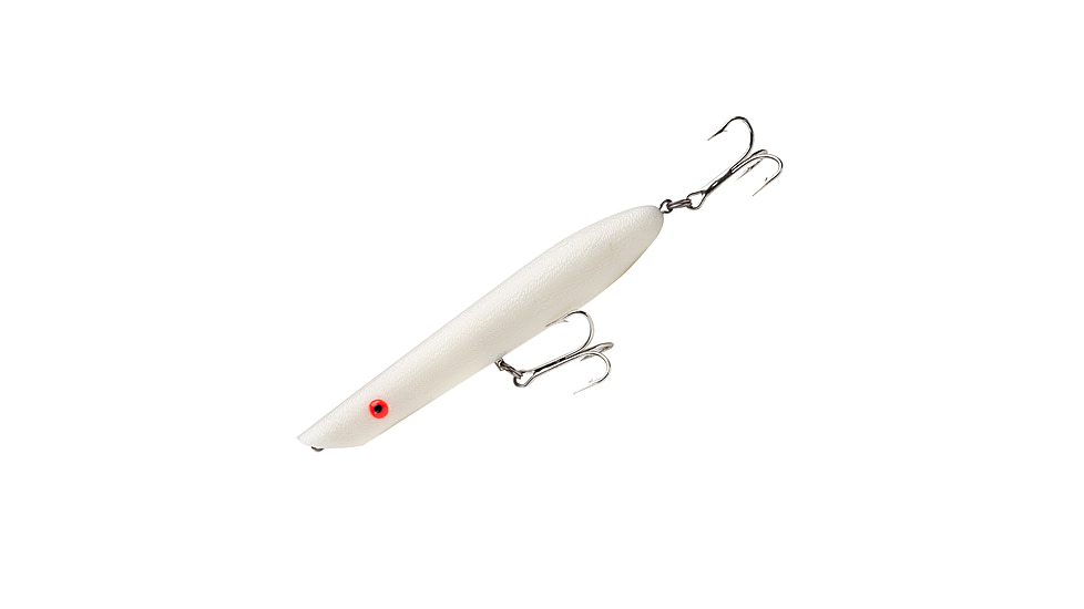 Cotton Cordell Pencil Popper Topwater Hard Bait, 7in, 2oz, Bone, C67BONE
