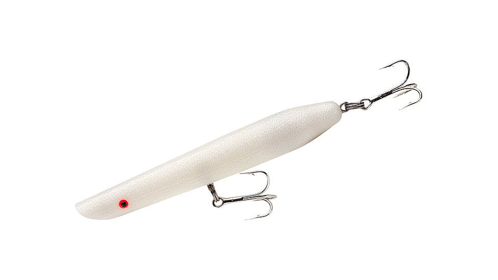 Cotton Cordell Pencil Popper Topwater Hard Bait, 6in, 1oz, Bone, C66BONE