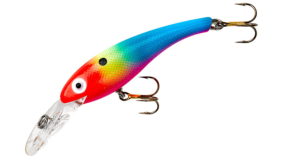 Cotton Cordell Wally Diver 1/2oz 3-1/8in Crankbait, Fire Clown, CS6221
