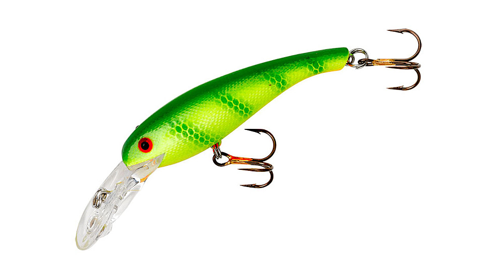 Cotton Cordell Wally Diver Crankbait, 2 1/2in, 1/4 oz, Floating, Chartreuse, CD542