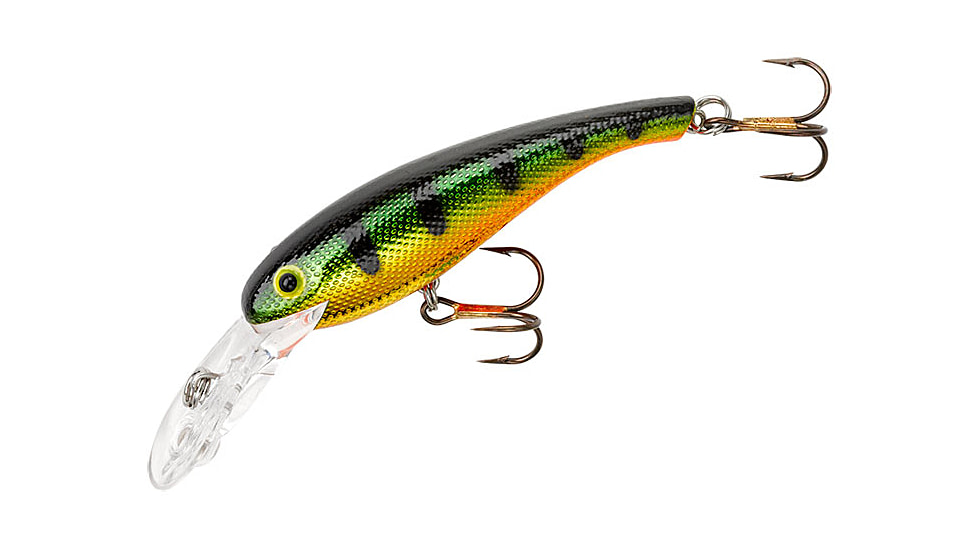 Cotton Cordell Wally Diver Crankbait, 2 1/2in, 1/4 oz, Floating, Gold Perch, CD595