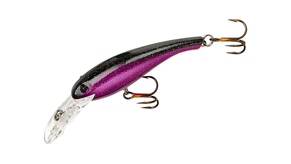 Cotton Cordell Wally Diver Crankbait, 2 1/2in, 1/4 oz, Floating, Purple Demon, CD5299