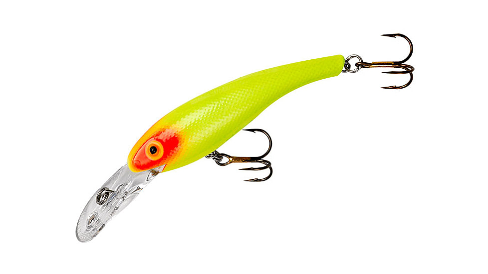 Cotton Cordell Wally Diver Crankbait, 3 1/8in, 1/2 oz, Floating, Chart/Red Eye, CD6106