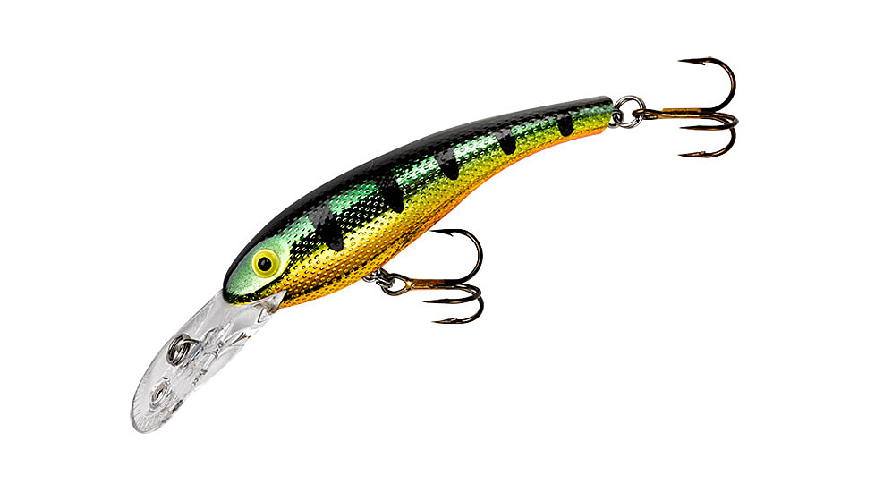 Cotton Cordell Wally Diver Crankbait, 3 1/8in, 1/2 oz, Floating, Gold Perch, CD695