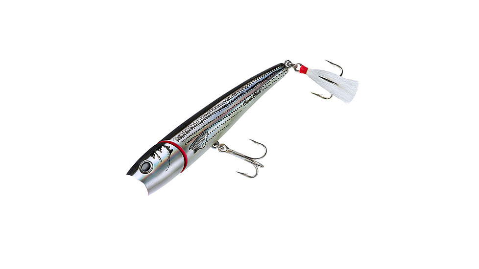 Creek Chub Knuckle Head Fishing Lure, 5in, 1.5oz, Silver Black Back, I6600JP64