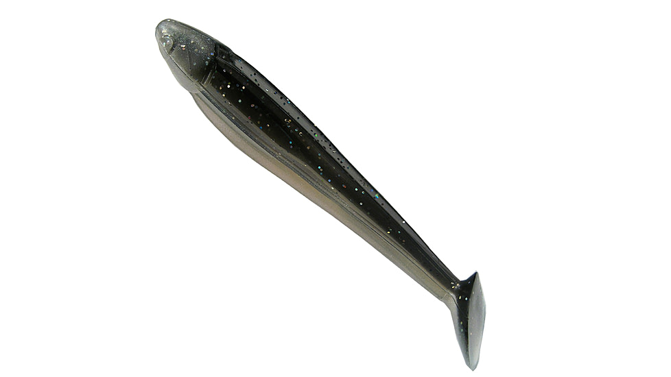 Creme Lures Reel Scremer Bait Soft Bait, 1, 5in, Black Light, 9111-05