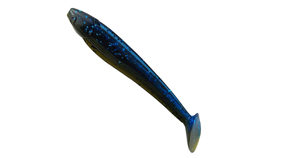 Creme Lures Reel Scremer Bait Soft Bait, 1, 3.5in, Muddy Tramp, 9302-05