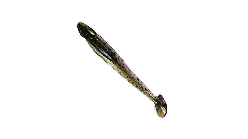 Creme Lures Reel Scremer Bait Soft Bait, 1, 5in, Sprayed Grass, 9103-05