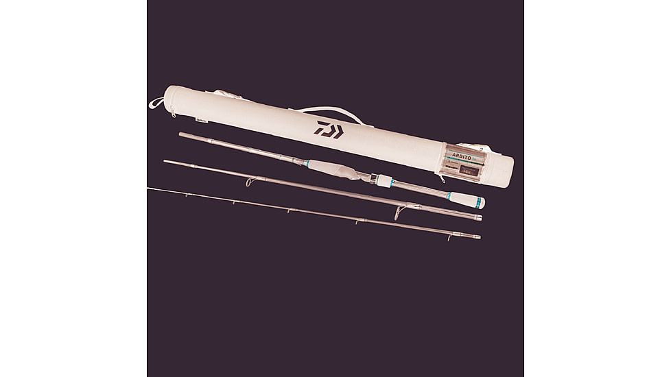 Daiwa Ardito-TR Travel Spinning Rod, 7ft6, Medium Light, Extra Fast, 3 Pieces, ARDT763MLXS-TR