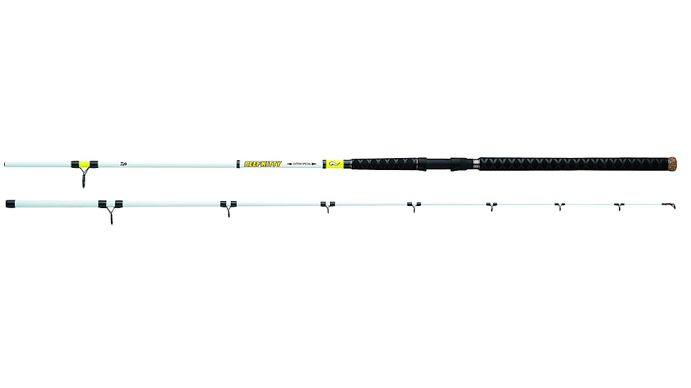 Daiwa Beef Kitty Catfish Spinning Rod, 10ft, Heavy, Moderate Fast, 2 Pieces, BFK1002HRS