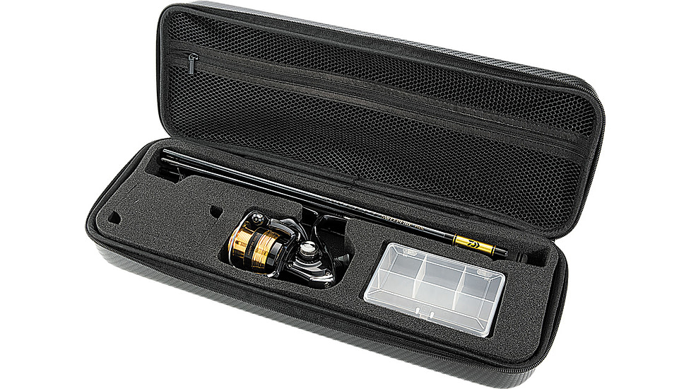 Daiwa Carbon Case Travel Pack, 6ft3, Medium Light, 5 Pieces, CC20F635ML