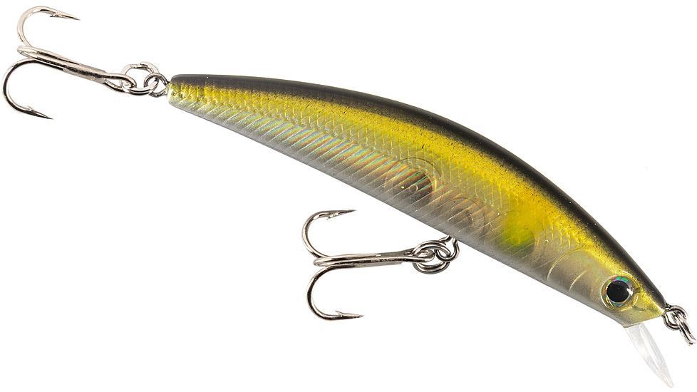 Daiwa Dr Minnow Jerkbait Lure, 2 3/4in, 1/7oz, Matte Ayu, DRM7F75