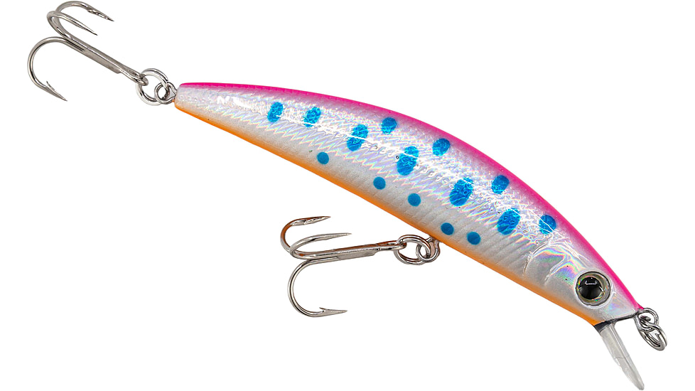 Daiwa Dr Minnow Jerkbait Lure, 2 3/4in, 1/7oz, Pink Yamame, DRM7F74