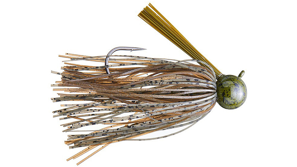 Daiwa Evergreen IR Finesse Jig, 1/2oz, 2/0 Hook, Dark Green Pumpkin, IR-12-100