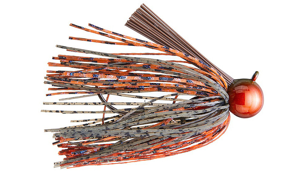 Daiwa Evergreen IR Finesse Jig, 1/2oz, 2/0 Hook, Green Pumpkin Craw, IR-12-124