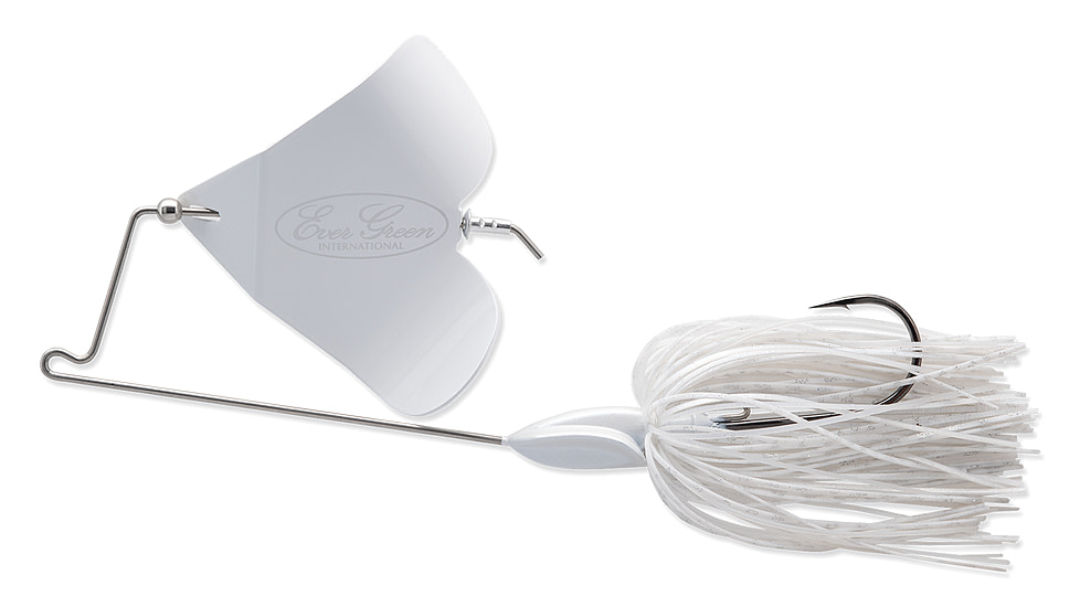 Daiwa Evergreen LB Topwater Buzzbait, 5 1/4, 3/8oz, White, LB-38-01