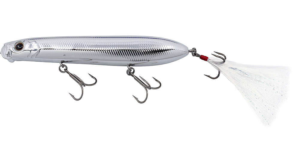 Daiwa Evergreen SB Topwater Bait Lure, 4 1/8in, 9/16oz, Full Metal, SB-105-88