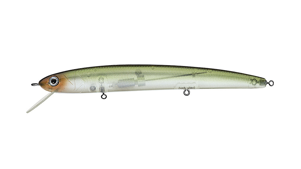 Daiwa HMKL Minnow Steez Custom Jerkbaits Lure, 5.4in, 4/7oz, Ghost Ayu, HM137SPK4