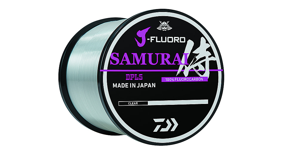 Daiwa J-Fluoro Samurai Fluorocarbon Line, Bulk, 10lb 1000yd, JFS10-1000