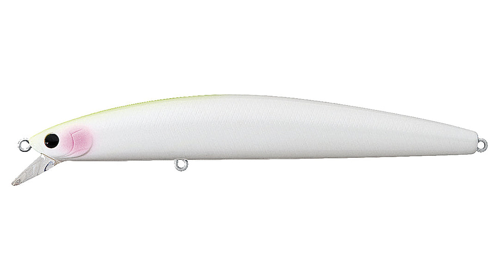 Daiwa Salt Pro Floating Minnow Lure, 6in, 1 1/9oz, Ghost White, DSPM15F48