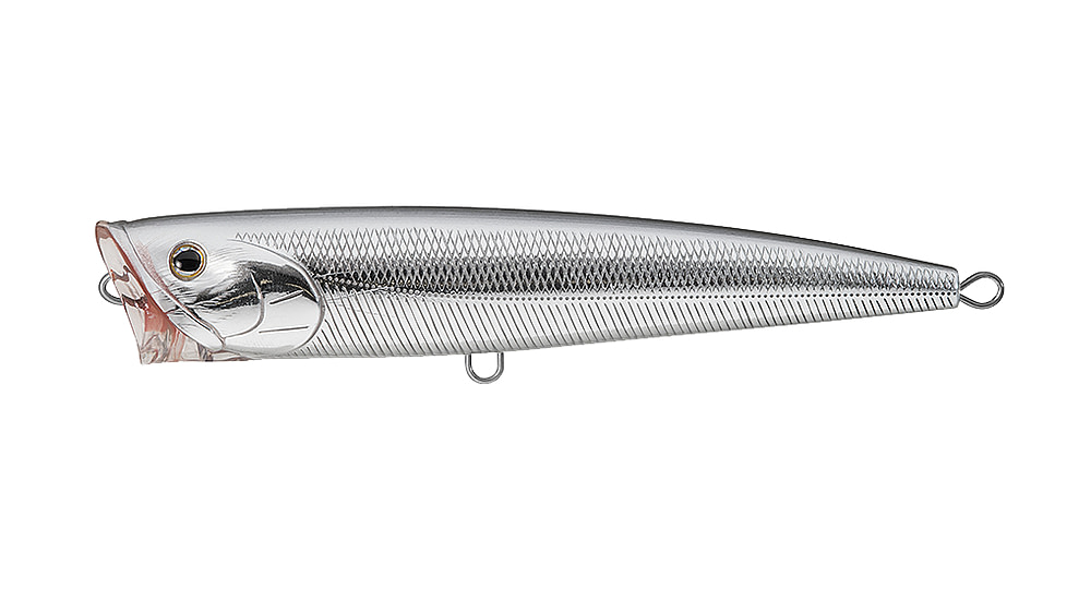 Daiwa Saltiga Dorado Popper Lure, 5.5in, 1 1/16oz, Chrome, SADP14F99