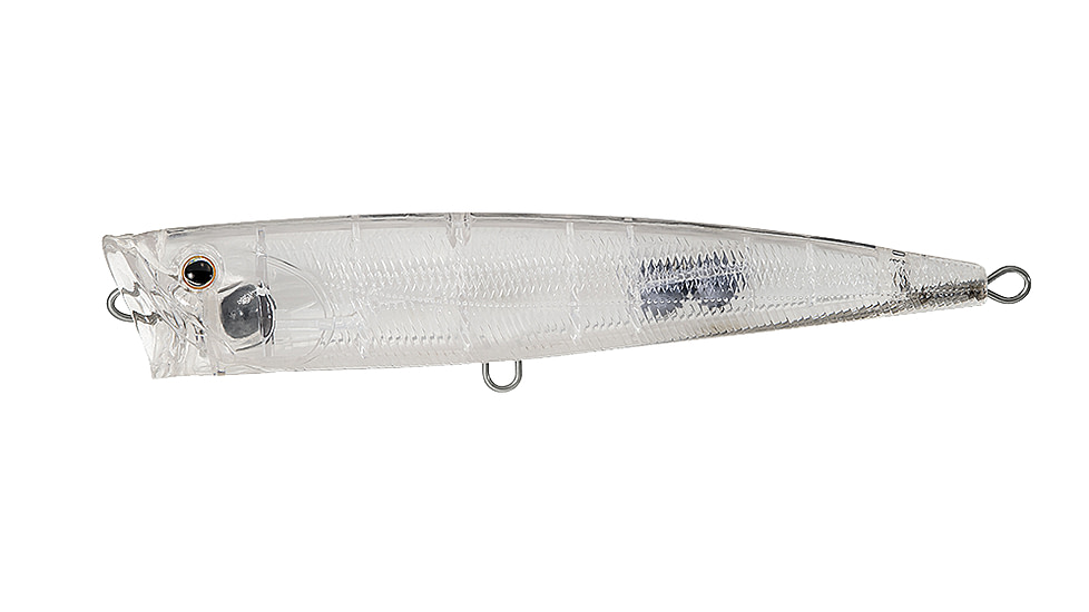 Daiwa Saltiga Dorado Popper Lure, 5.5in, 1 1/16oz, Clear, SADP14F96
