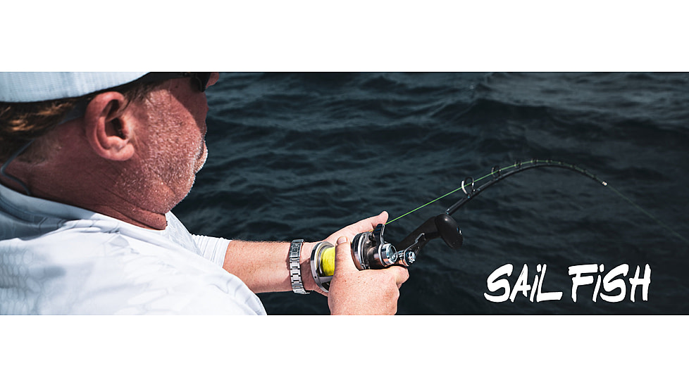 Daiwa Saltiga Single Speed Lever Drag Reel, 6.3-1, 6+1, 15.7oz, SAGLD10H