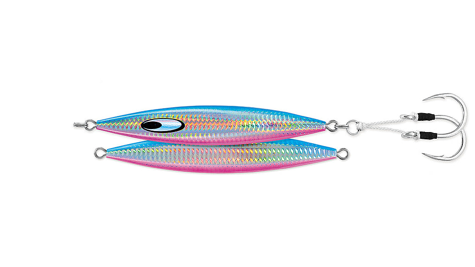 Daiwa Saltiga SK Metal Jig, 1oz, 2.7in, Blue Pink, SA-SK30G02