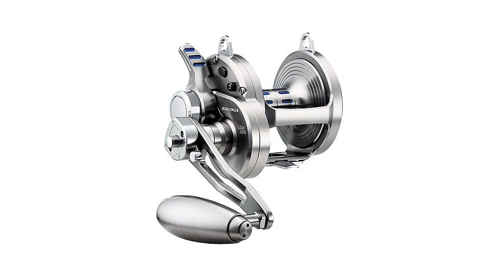 Daiwa Saltiga Two Speed Lever Drag Reel, 6.3-1, 18.2oz, 6CRBB, SAGLD15-2SPD