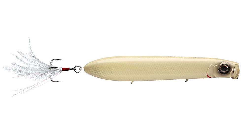 Daiwa Evergreen SB Topwater Bait Lure, 4 7/8in, 15/16oz, Bone, SB-125-260