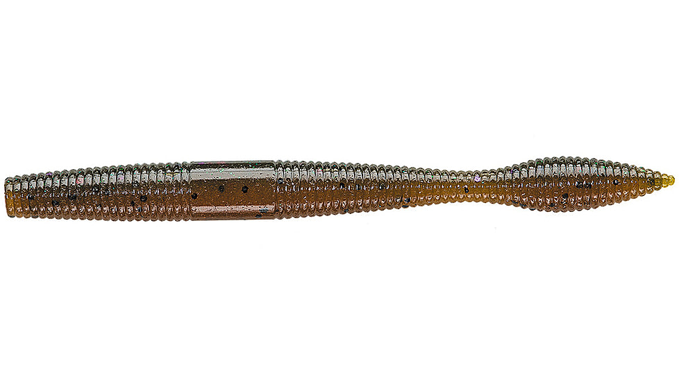 Daiwa Yamamoto Neko Fat Worm Lure, 4in, Drk Grn Pmk W/ Prp,Blk, Sm Emrld, Tr Amb, NF-4-926