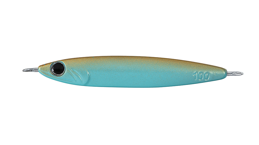 Daiwa Zakana Casting Jig, 1oz, 3.5in, Gold Mint, ZC30G16