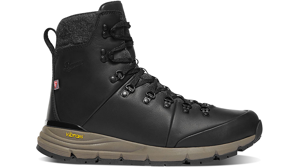 Danner Arctic 600 Side-Zip 7in FG 200G Hiking Shoes - Mens, Wide, Jet Black/Mojave, 8.5, 67346-8.5EE