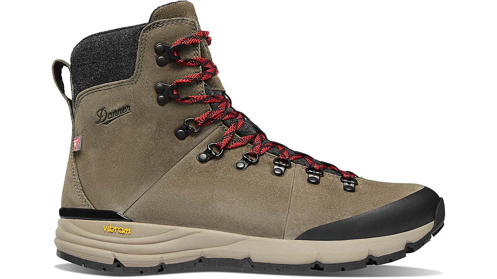 Danner Arctic 600 Side-Zip 7in Winter Shoes - Mens, Brown/Red, 10.5, D, 67338-D-10.5