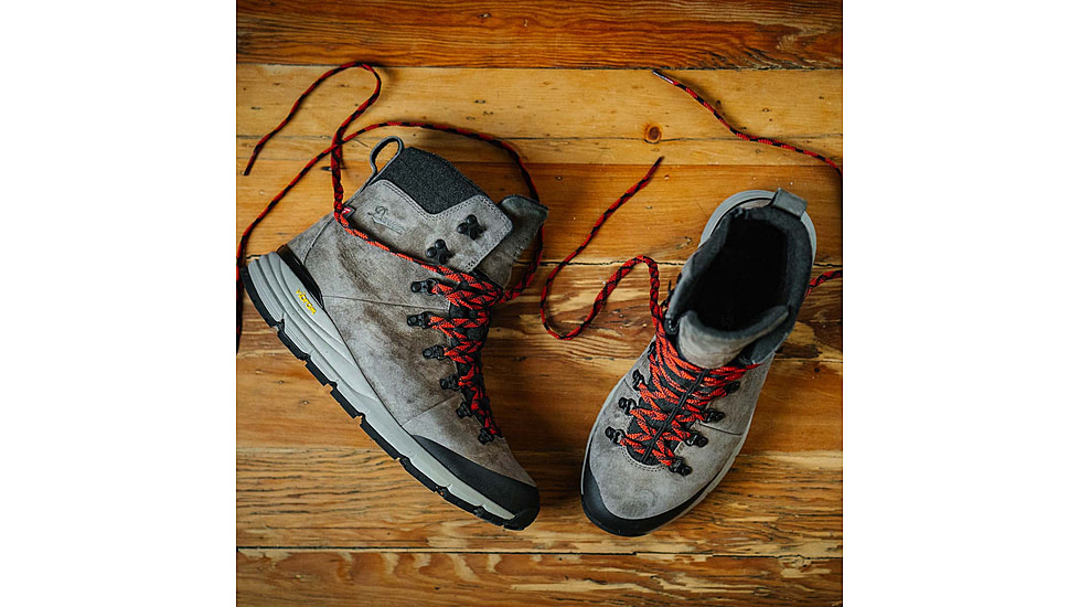 Danner Arctic 600 Side-Zip 7in Winter Shoes - Mens, Brown/Red, 10.5, D, 67338-D-10.5