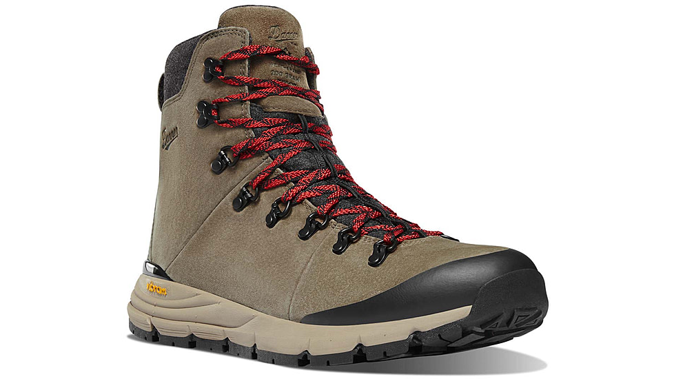 Danner Arctic 600 Side-Zip 7in Winter Shoes - Mens, Brown/Red, 10.5, D, 67338-D-10.5
