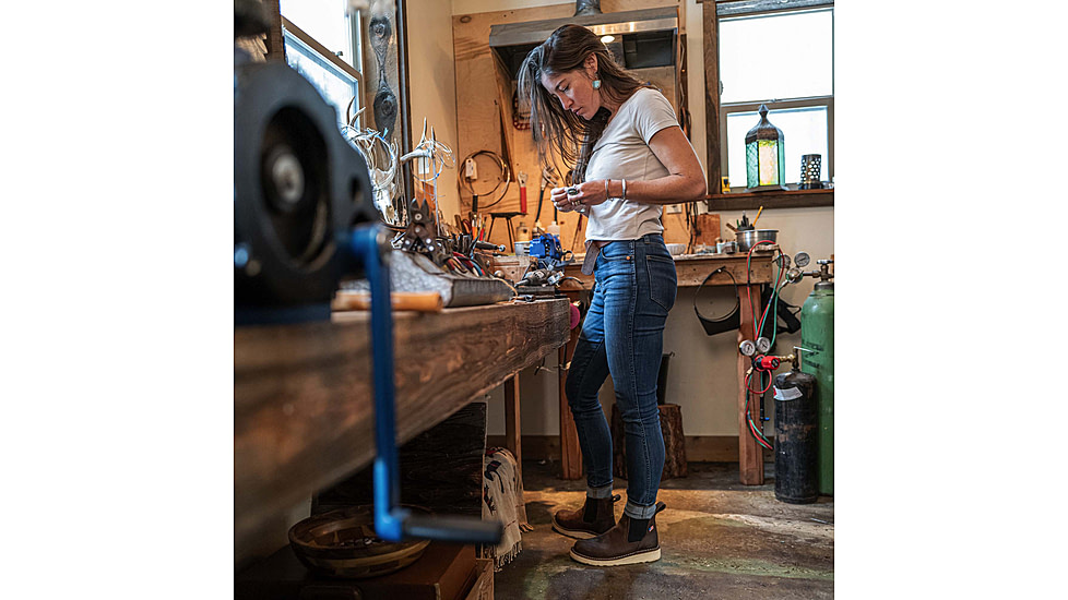 Danner Bull Run Chelsea 6in Height Shoes - Womens, Brown Wedge, 7, Width M, 15482-7-M