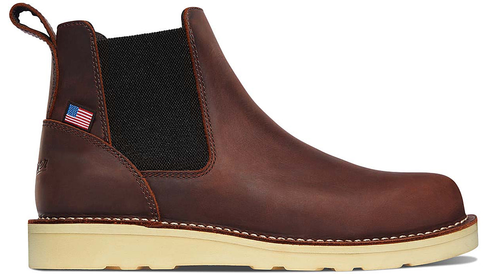 Danner Bull Run Chelsea 6in Height Shoes - Mens, Brown Wedge, 9.5, Width D, 15481-9.5-D