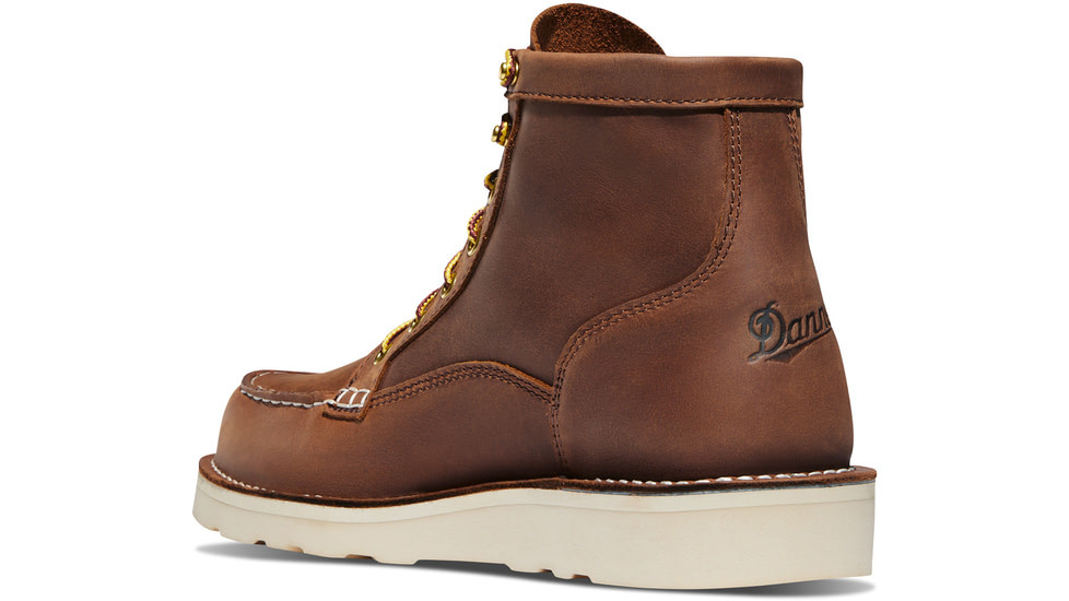 Danner Bull Run Moc Toe 6in Work Boot - Mens, Tobacco, 9.5 US, Medium, 15573-9.5D