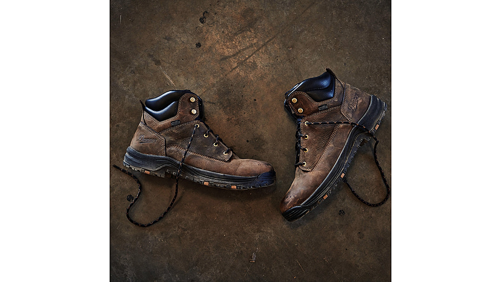 Danner Caliper 5in Aluminum Toe Work Shoes - Womens, Brown, 9 US, Medium, 19455-9M