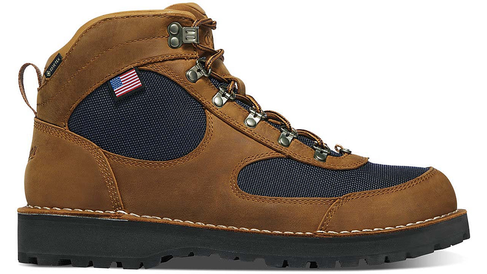 Danner Cascade Crest 5in GTX Hiking Shoes - Mens, Wide, Grizzly Brown/Ursa Blue, 8, 60432-8EE