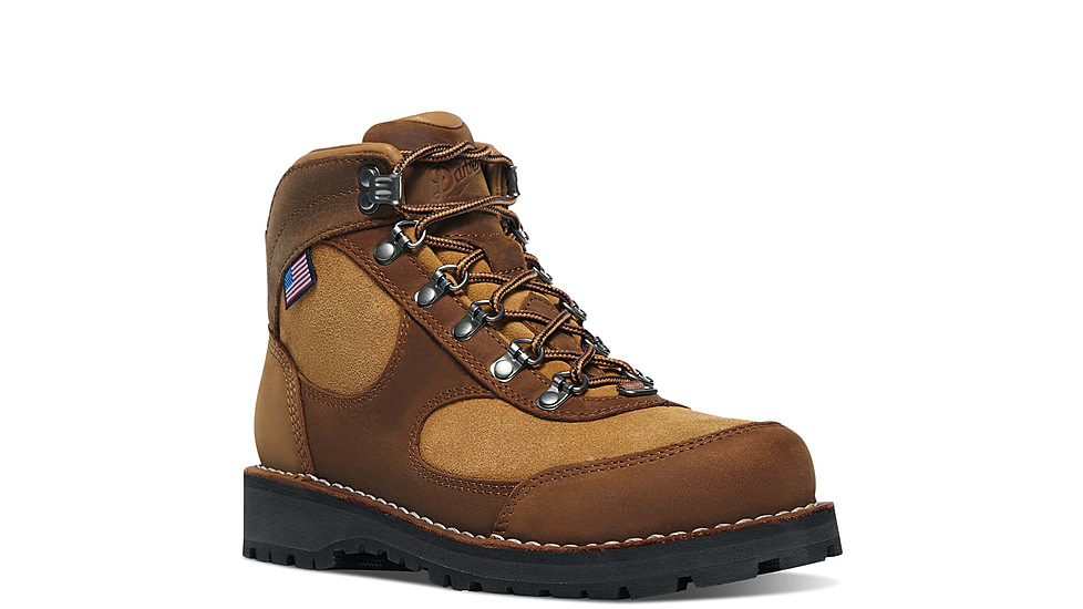 Danner Cascade Crest 5in GTX Hiking Shoes - Womens, Regular, Grizzly Brown/Rhodo Red, 7, 60431-7M