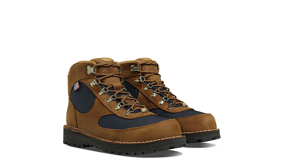 Danner Cascade Crest 5in GTX Hiking Shoes - Womens, Regular, Grizzly Brown/Ursa Blue, 8, 60433-8M