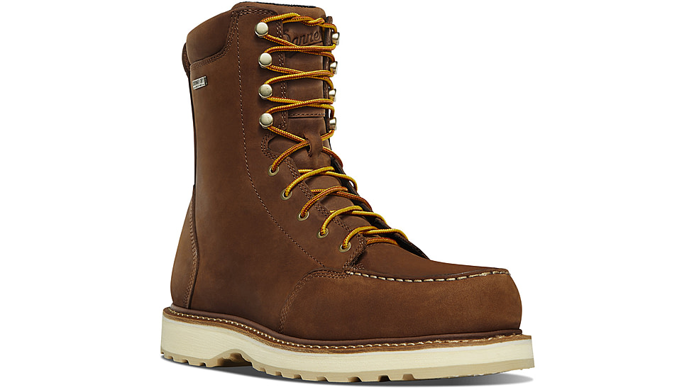 Danner Cedar River Moc 8in Aluminum Toe Work Shoes - Mens, Brown, 7 US, EE, 14303-7EE